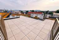 Frühlingsaktion! Einfach genial! Penthouse auf einer Ebene mit 2 Terrassen + Dachterrasse + 5 Zimmer + Garage + Erdwärme + Ruhelage! Nachhaltig und zukunftssicher investiert!