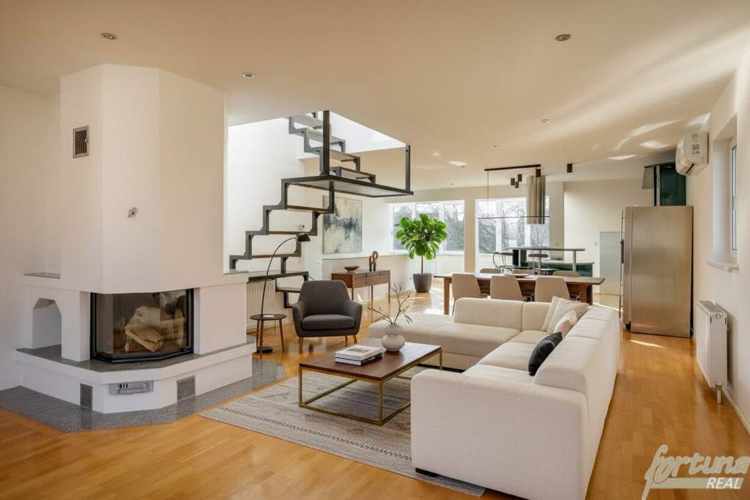 Exklusive Dachterrassen- Residenz in Hietzing, Panoramablick, Pool &amp; Sauna