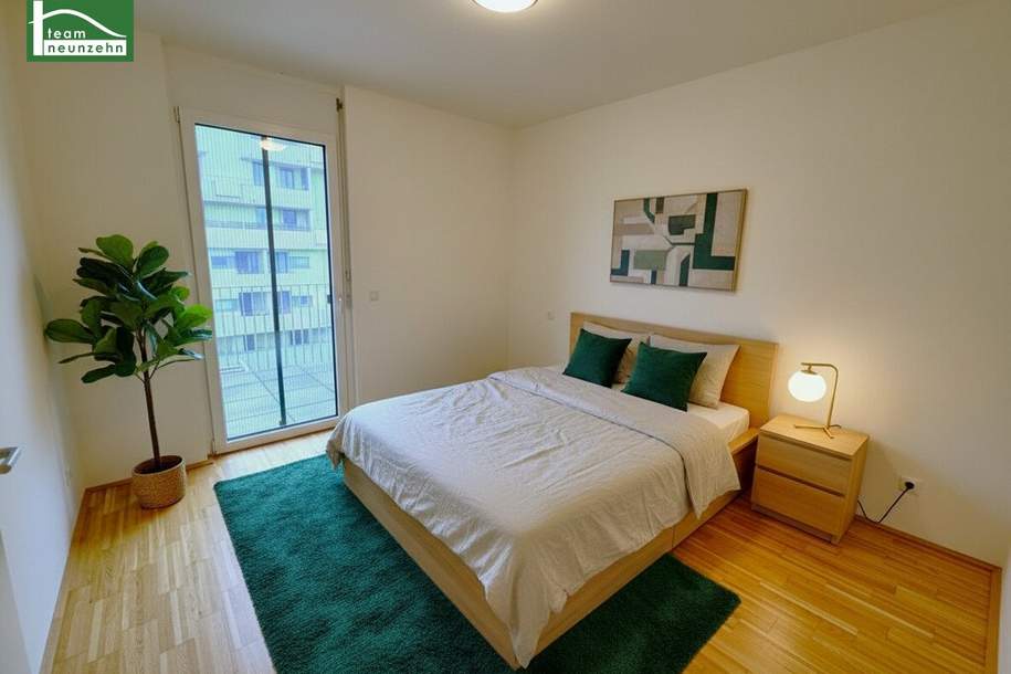 Hochwertige Südwest-2-Zimmer Wohnung in Ruhelage nahe U3 Enkplatz!, Wohnung-miete, 949,00,€, 1110 Wien 22., Donaustadt