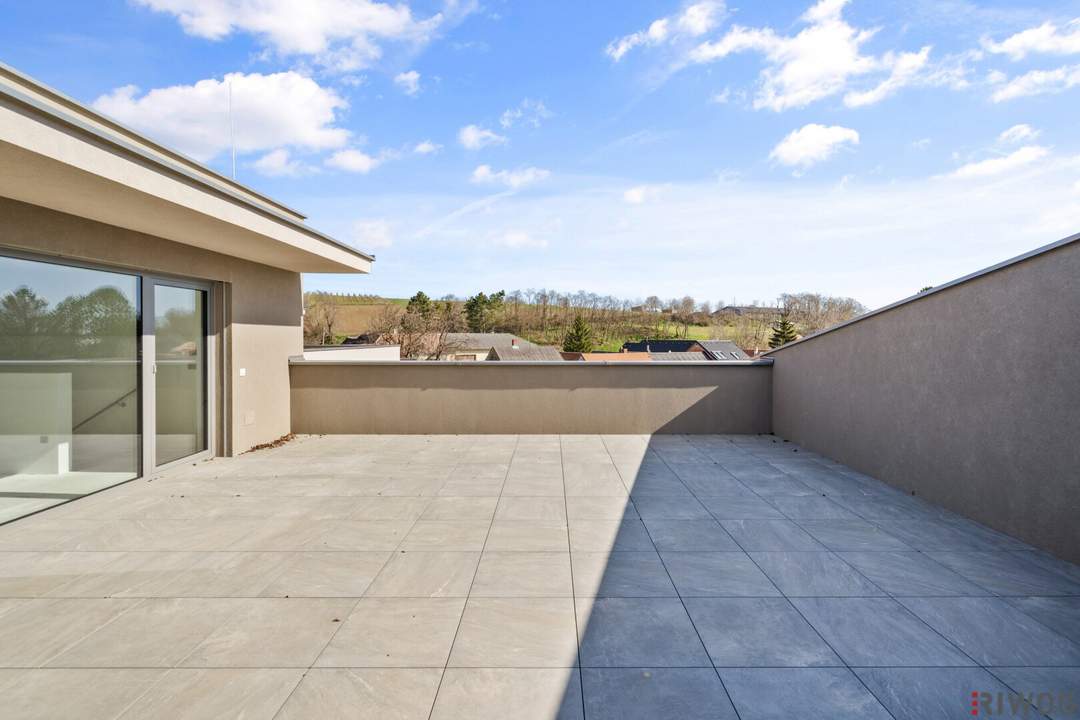 Dachgeschoss *** 4-Zimmer mit rund 105m² Terrasse *** Leben im Weinviertel *** Nähe Wolkersdorf und Gerasdorf