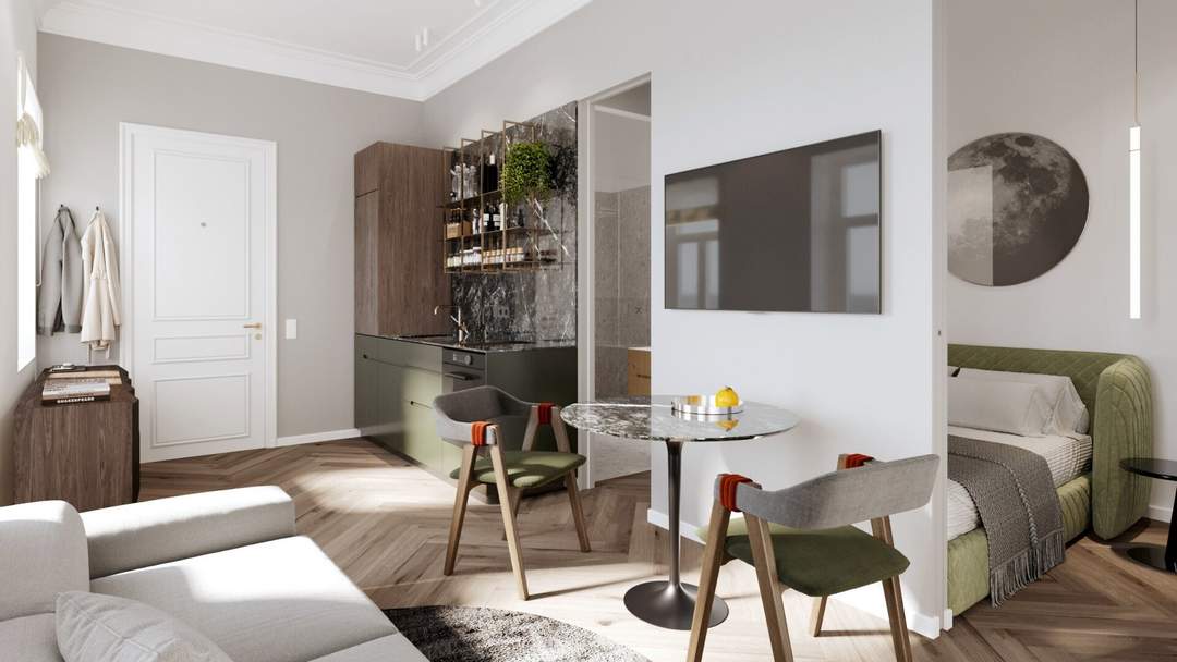Stilvolle Altbau-Eleganz trifft modernen Wohnkomfort