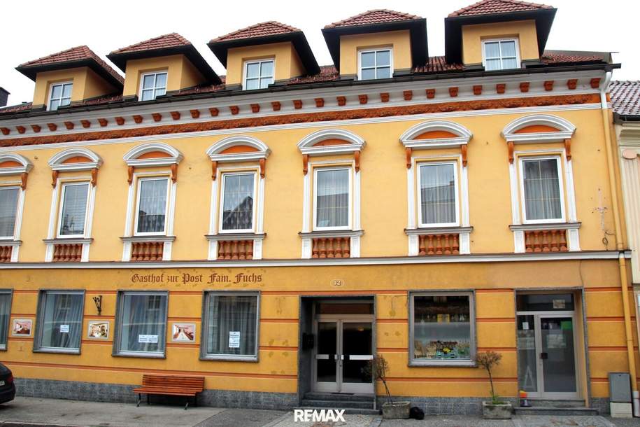 Großzügiges Traditionshaus – Gastronomie, Beherbergung &amp; Wohnen unter einem Dach, Haus-kauf, 310.000,€, 3631 Zwettl