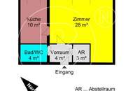 Gepflegte Neubaugarconniere mit Tiefgarage im Herzen von Neuwaldegg!