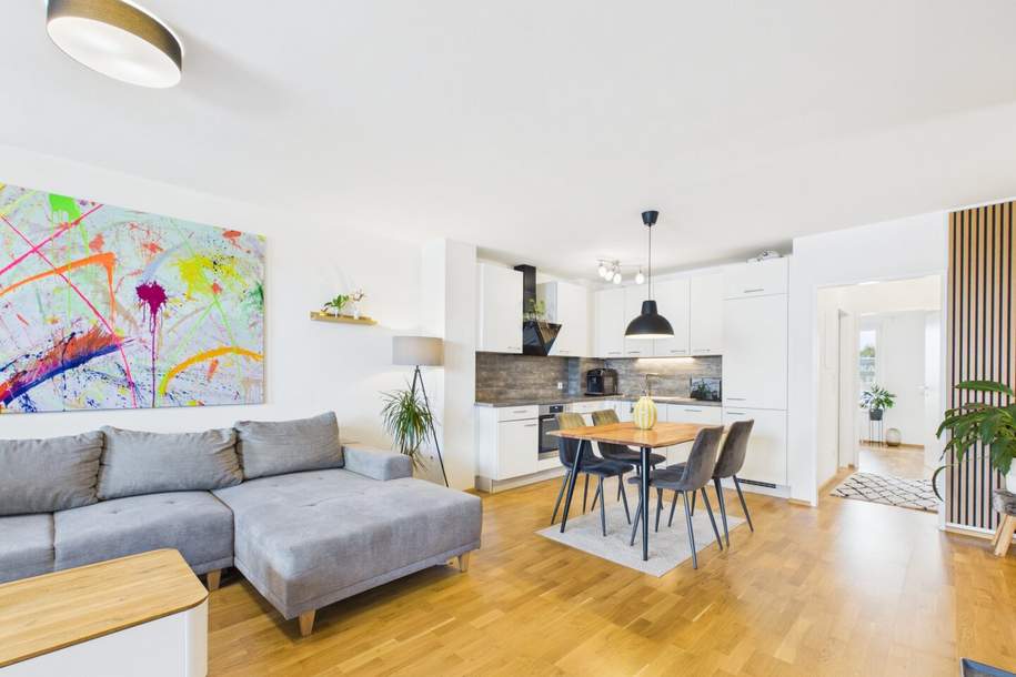Schöne 3-Zimmer-Wohnung mit Loggia und 2 Bädern – nur 3 Busminuten von der U1 Leopoldau entfernt, Wohnung-kauf, 345.000,€, 2201 Korneuburg