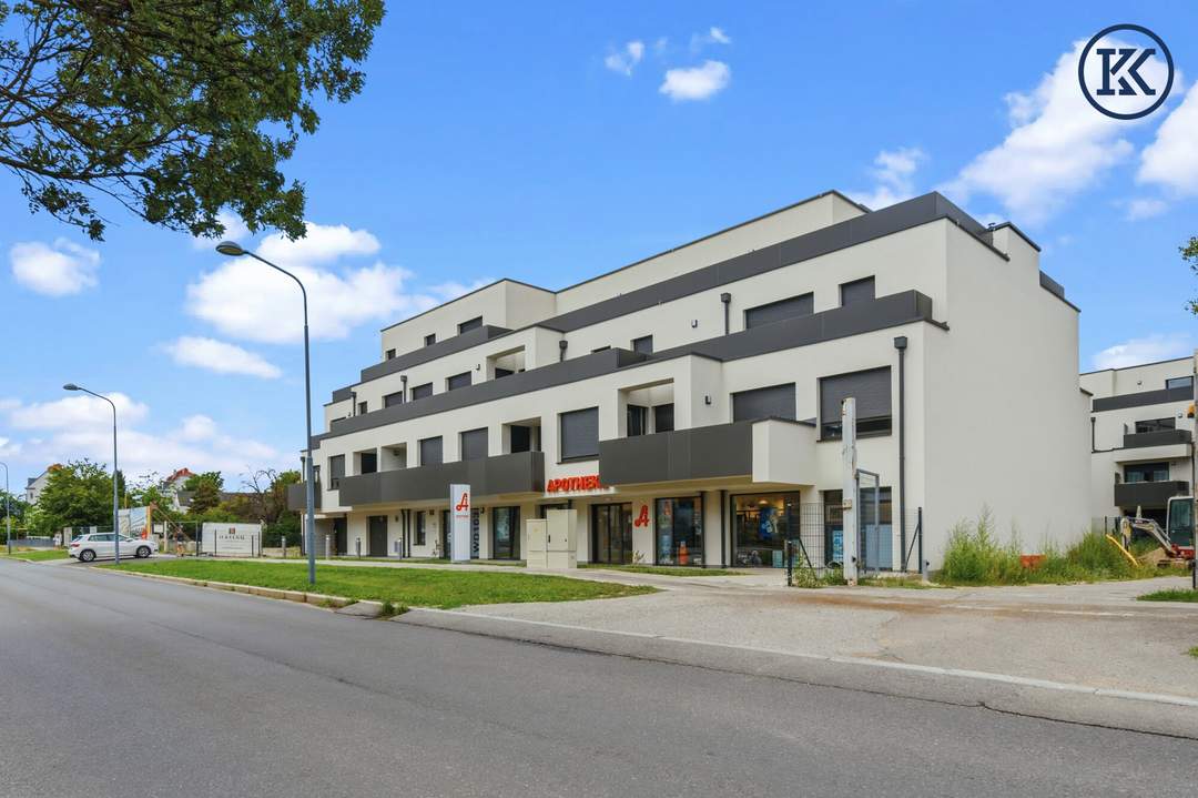 Neubauwohnung im Grünen – moderne 2-Zimmer-Wohnung mit Terrasse im Herzen von Aspern