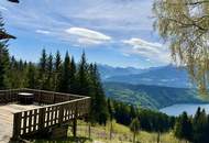 Hideaway hoch über dem Millstätter See mit fantastischem Blick auf den See und die Bergwelt