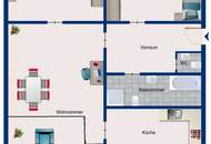 SCHÖNE 3/4-ZIMMERWOHNUNG MIT LOGGIA