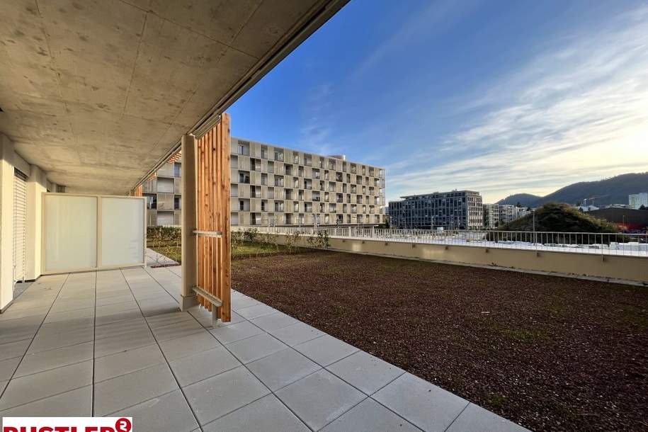 2 MONATE MIETZINSFREI!! - 3-Zimmer-Terrassenwohnung mit großzügigem Gartenanteil, Wohnung-miete, 1.222,44,€, 8020 Graz(Stadt)