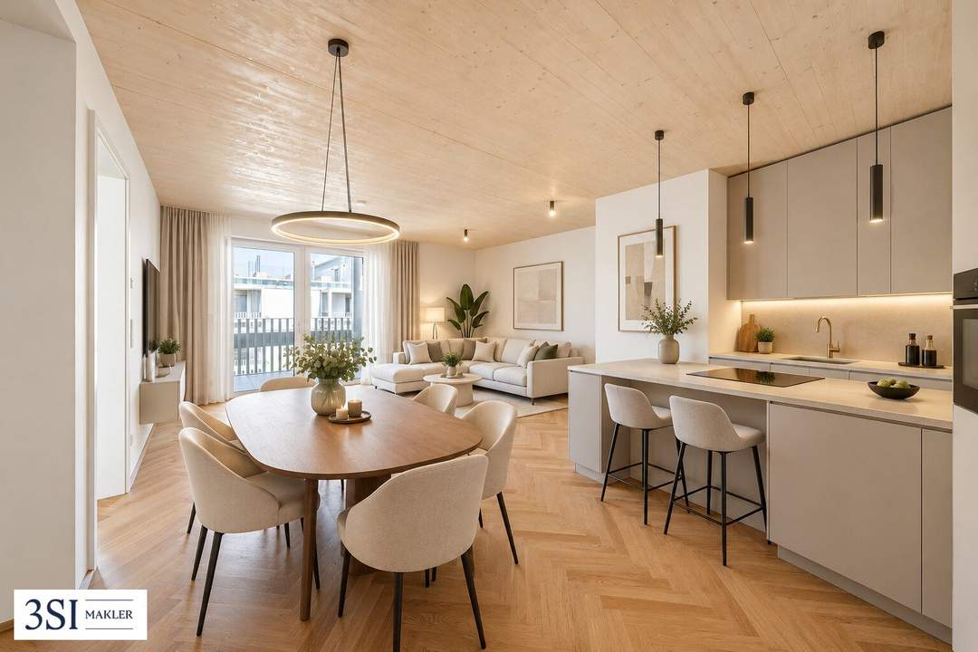 Moderne 2-Zi Wohnung mit Balkon, Sauna &amp; Fußbodenheizung im 2. Bezirk – Erstbezug! PROVISIONSFREI