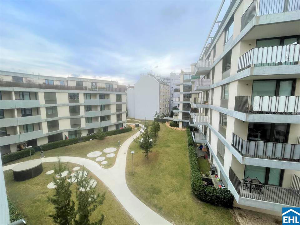 Modernes Wohnen in Grünlage - Top 2 Zimmerwohnung mit Freifläche