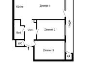 Maria Enzersdorf bei Mödling - Schöne 3 Zimmer Wohnung mit Loggia und Blick ins Grüne!
