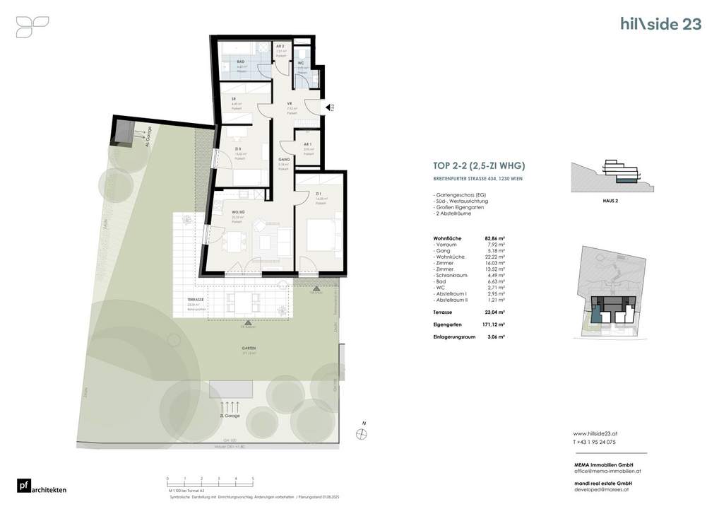Familienfreundliche 3-Zimmer-Wohnung mit 112 m² Garten zu verkaufen!