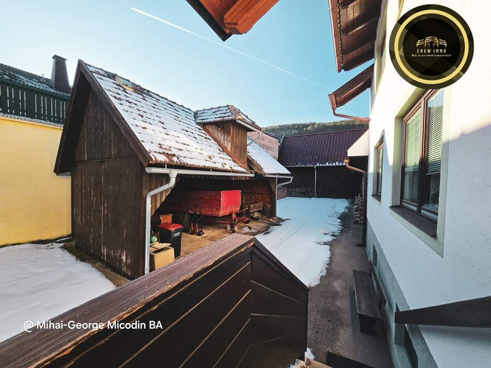 Ein- oder Zweifamilienhaus mit Nebengebäuden in Sieding, Niederösterreich