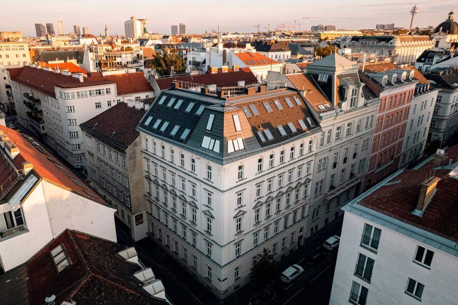 Premium-Erstbezug im Dachgeschoss: 3-Zimmer-Wohnung im Herzen des Botschaftsviertels, Wohnung-miete, 2.194,41,€, 1030 Wien 3., Landstraße