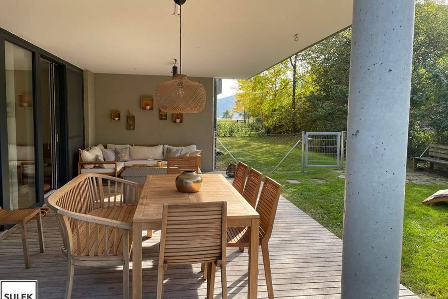 Attersee am Attersee: 2,5 Zimmer-Gartenwohnung mit Pool & Golfplatznähe – 250m zum Attersee | Jahresmiete, Wohnung-miete, 1.950,00,€, 4864 Vöcklabruck