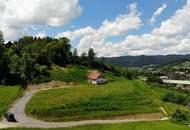 Traumhaftes Grundstück in erhöhter Lage am Waldrand in Krieglach