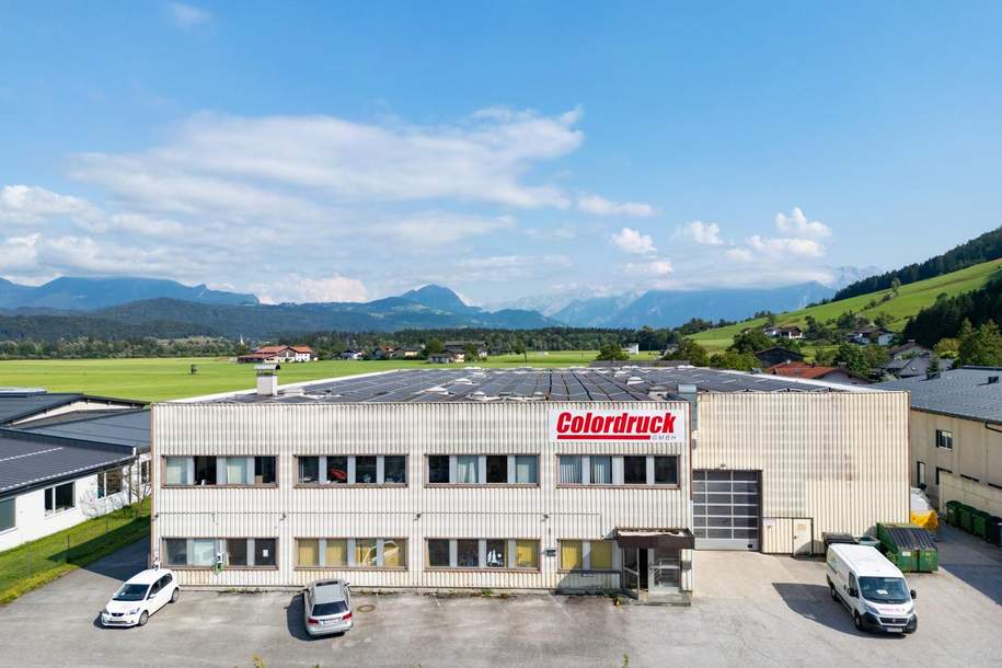 Attraktive Gewerbeimmobilie mit Produktionshalle, Lagerflächen und Photovoltaikanlage, Gewerbeobjekt-kauf, 5400 Hallein