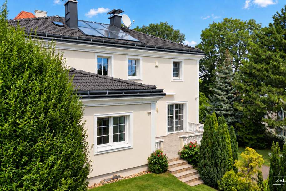 MAUER | REPRÄSENTATIVE VILLA – GROSSZÜGIGES WOHNEN AUF 909 m² GRUND - ca. 340 m² WOHN/NUTZFLÄCHE | LIFT | ZELLMANN IMMOBILIEN, Haus-kauf, 1.990.000,€, 1230 Wien 23., Liesing