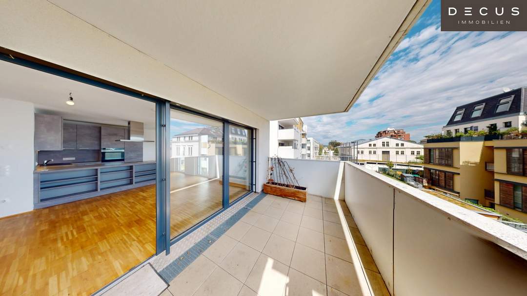 Neuwertige 3-ZIMMER-Wohnung mit Balkon, Fußbodenheizung &amp; Einbauküche in 1140 Wien!
