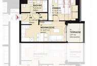 2-Zimmer-Neubauwohnung inkl. Komplettküche, Loggia und Kellerabteil /HS17 Top B-50