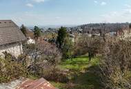 Perfekter Baugrund mit unverbaubarem Wienblick am Heuberg!