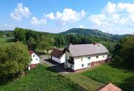 Herrliche Alleinlage: Großzügiges Einfamilienhaus (155m²) mit ehemaligem Wirtschaftsgebäude inmitten der Weinberge mit Blick auf Schloss Kapfenstein!