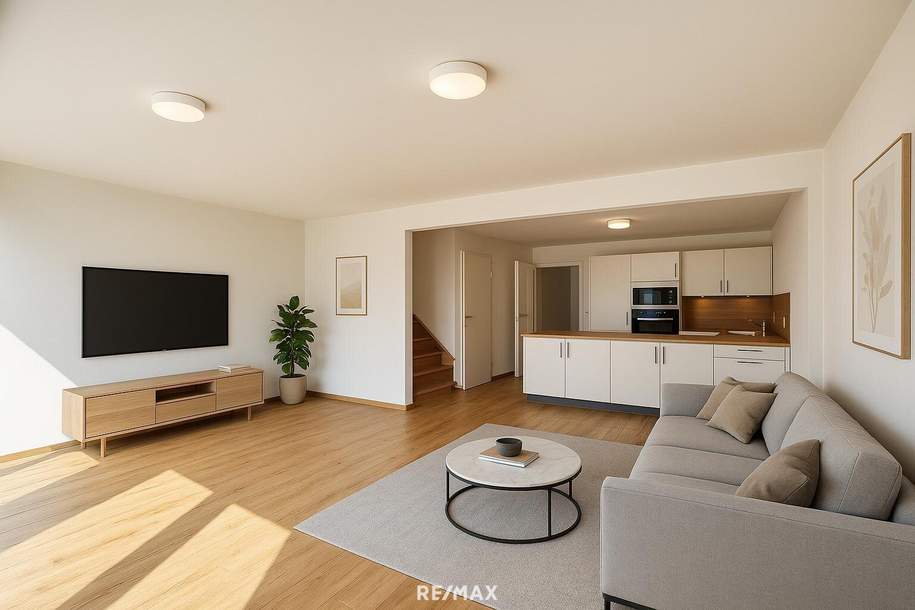 Modernes Eck-Reihenhaus in Bad Pirawarth, Haus-kauf, 349.000,€, 2222 Gänserndorf