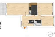 1180 Wien: Zentral begehbare 3-Zimmer-Loggia-Wohnung in ruhiger Gersthofer Lage!