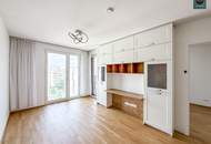 Provisionsfrei: Apartment beim Grünareal „Freie Mitte“ - Teilmöbliert, Deckenkühlung, Panoramabalkon, Gym!