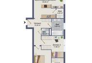 Wohnpark- Gösting 73 m² Wohnung - Penthouse-Etage barrierefrei mit 2 Terrassen steht zum Verkauf