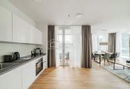 Familienfreundliche 3-Zimmer-Wohnung mit Loggia im VIENNA TWENTYTWO – Pool über den Dächern, Gym, all-inclusive | 1220 Wien