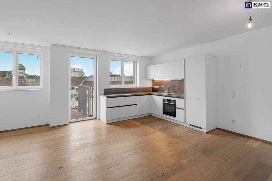 U4 Pilgramgasse ums Eck! Lichtdurchflutete Dachgeschosswohnung mit hofseitiger Terrasse + ausgezeichnete Infrastruktur! TOP-Investment in einer TOP-Gegend! Jetzt zugreifen!, Wohnung-miete, 1.939,00,€, 1050 Wien 5., Margareten