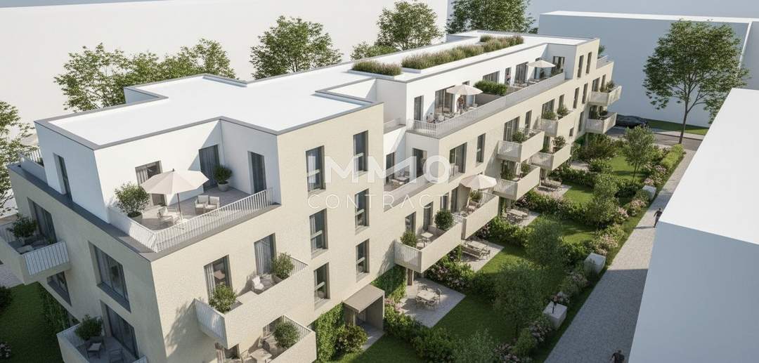 Erstbezug in Toplage- 3-Zimmer Wohnung mit Balkon und Garage im Günen 1220 Wien