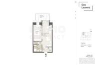 =DAS LAURENZ= Top Anlage Dachgeschoss Wohnung U3 2 Zimmer + Balkon - 1 bedroom apartment + balcony