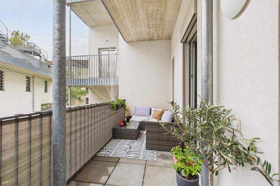 Linz/Urfahr: Perfekt aufgeteilte Mietwohnung ca. 83 m² + ca. 12m² Loggia im URFAHR CITY CENTER, Wohnung-miete, 1.174,99,€, 4040 Linz(Stadt)