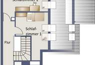 Traumhafte 4 Zimmer-Dachgeschoss-Maisonette mit Balkon in absoluter Ruhelage