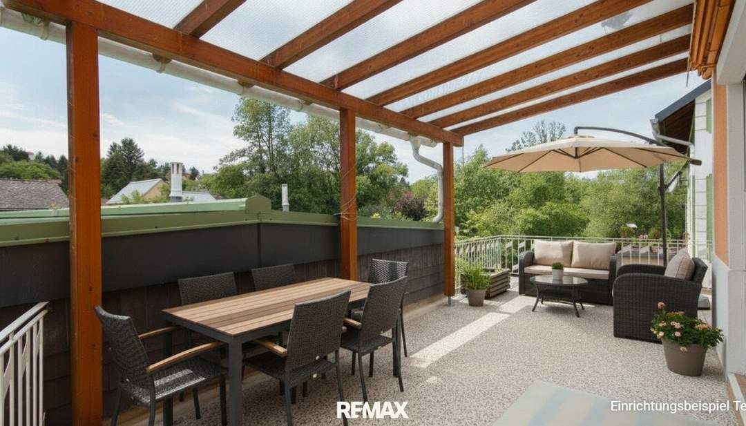 Sanierte 3-Zimmer-Wohnung mit großer Terrasse in Graz Ragnitz