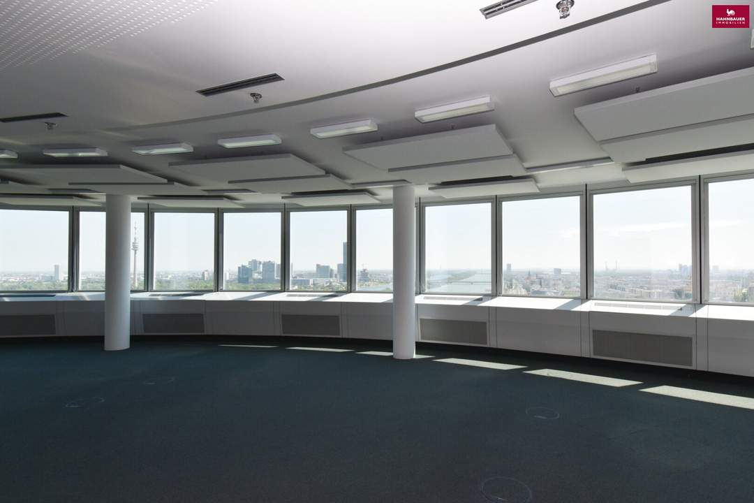 Hochwertige Bürofläche mit Panoramablick, zentral in Wien zu mieten