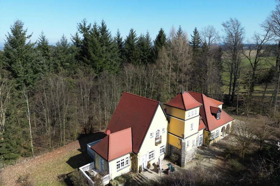 Märchenhaftes Wohnen im kleinen Schloss – Einzigartiges Anwesen in Alleinlage in Schardenberg, Haus-kauf, 580.000,€, 4784 Schärding