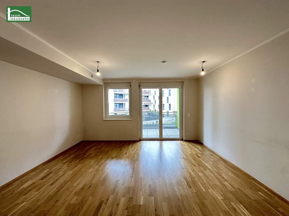 Hochwertige 3-Zimmer Wohnung im Markhof nahe S-Bahn mit perfektem Grundriss und großer Loggia!