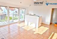Sonnige, helle, zweigeschossige Terrassenwohnung mit zusätzlichem Balkon und Garten in Thermennähe