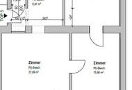 Erstbezug nach Sanierung: Hochwertige 3-Zimmer-Wohnung mit großem Garten nahe Gersthof