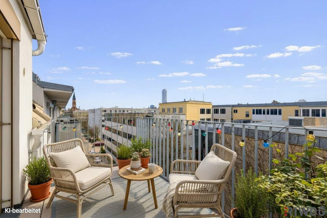 DG-ERSTBEZUG mit BALKON | Nähe Alte Donau | Fernwärme & Klima | Schlafzimmer hofseitig | Ideal für Anleger oder Eigennutzer | TG-Stellplatz optional | Nachhaltiges Projekt