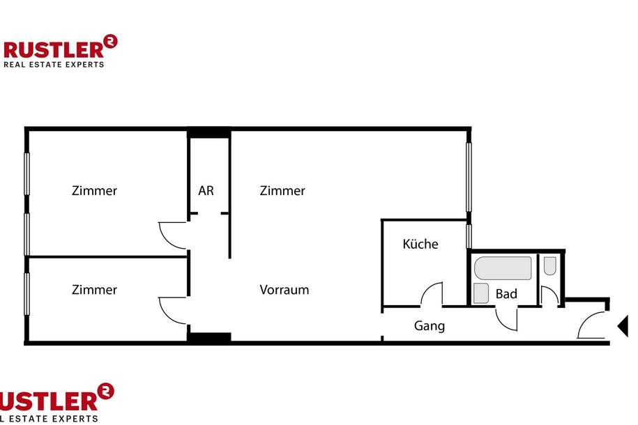 Teilsanierte Eigentumswohnung 105m² Wohnfläche in Top Lage in 1080 Wien zu kaufen, Wohnung-kauf, 649.500,€, 1080 Wien 8., Josefstadt
