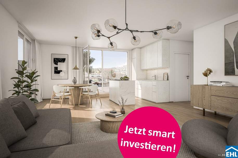 STADTVILLEN Wilhelminenberg: Exklusives Investment in Wiens begehrter Cottagelage, Wohnung-kauf, 312.708,€, 1160 Wien 16., Ottakring