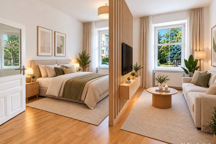 **Ruhelage und 3,1m Raumhöhe nur 10min zur Donauinsel**, Wohnung-kauf, 139.900,€, 1210 Wien 21., Floridsdorf