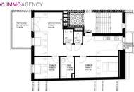 Moderne Dachgeschoss-Wohnung mit zwei Balkonen und bester Anbindung zur U4/U6 Längenfeldgasse!