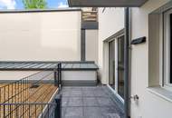 NEUBAU / NÄHE BAHNHOF FLORIDSDORF, U6 - Neue 74 m² EG-Wohnung mit ca. 15 m² Terrasse (Top 01)