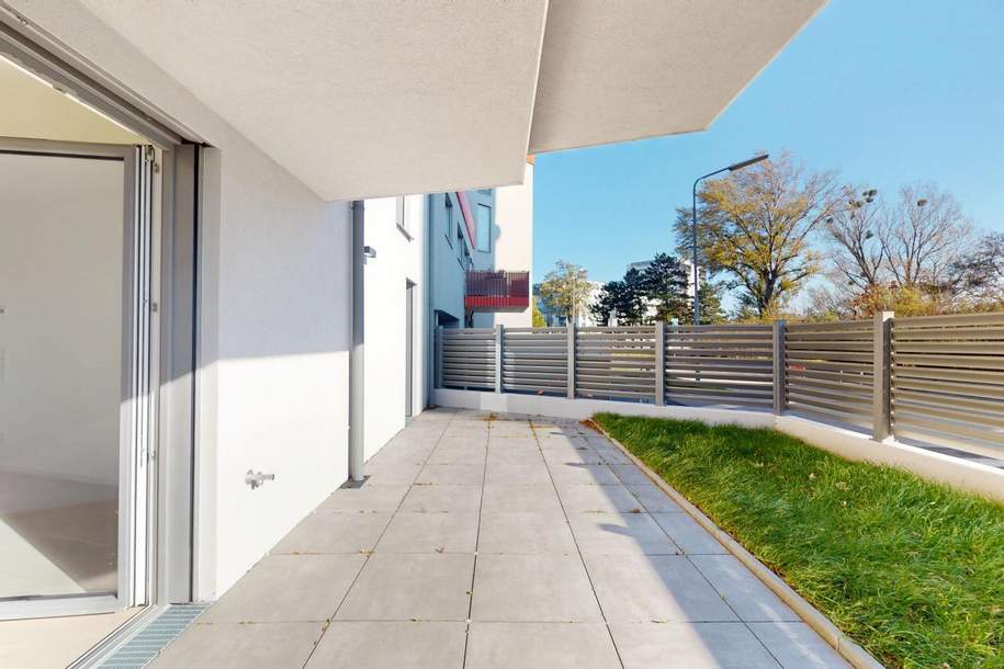 ERSTBEZUG! Sonnige 2-Zimmer-Gartenwohnung für Anleger oder Eigennutzer, Wohnung-kauf, 277.000,€, 1220 Wien 22., Donaustadt