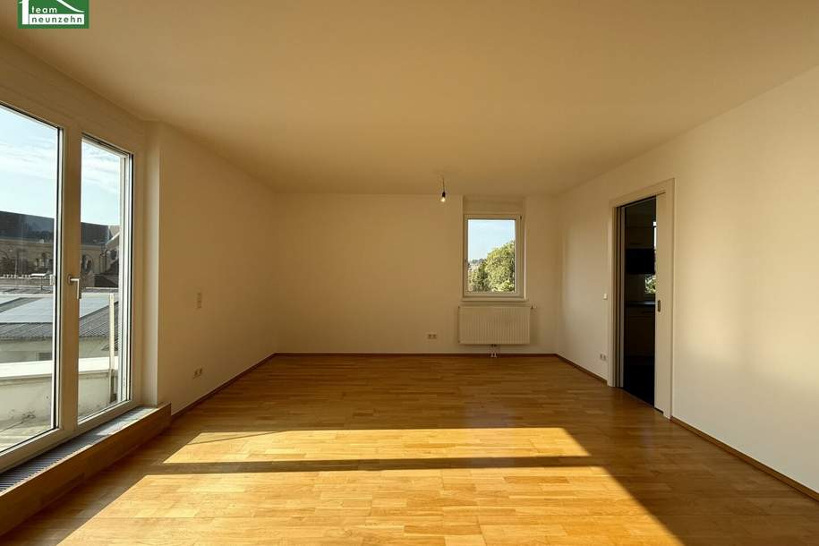 Exklusives Wohnen in 1190 Wien – Helle 3-Zimmer-Wohnung mit zwei Terrassen und privater Dachterrasse, Wohnung-miete, 2.613,49,€, 1190 Wien 19., Döbling